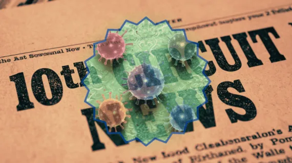10th Circuit Dupixent News headline featuring skin cancer cells