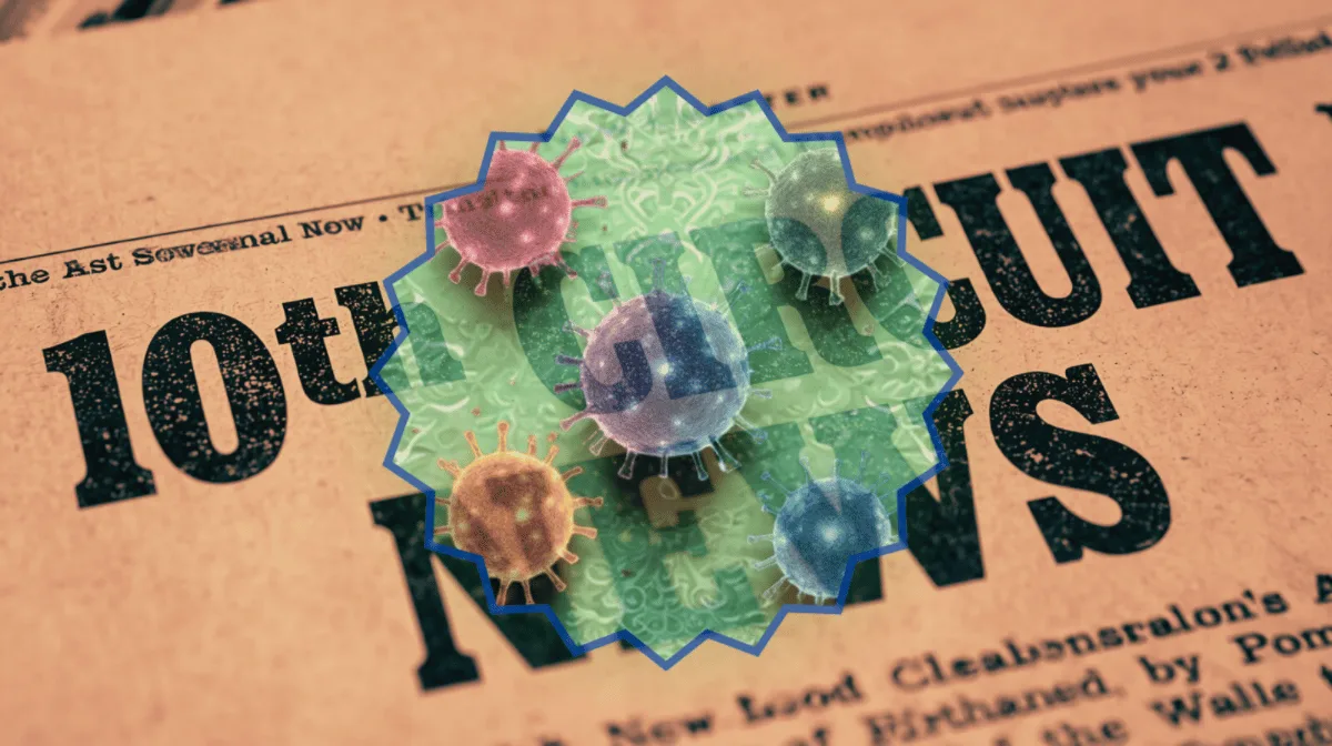 10th Circuit Dupixent News headline featuring skin cancer cells
