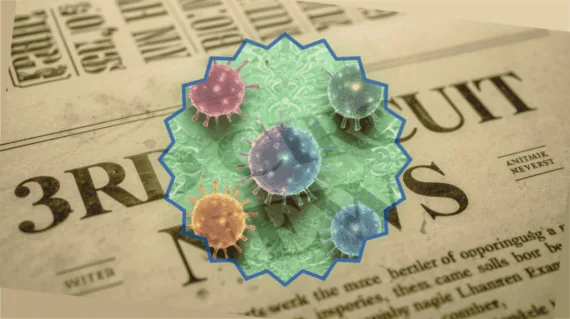 3rd Circuit Dupixent News headline featuring skin cancer cells