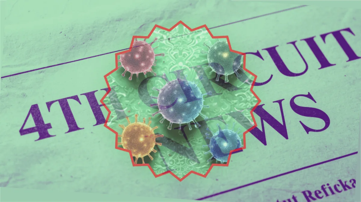 4th Circuit Dupixent News headline featuring skin cancer cells